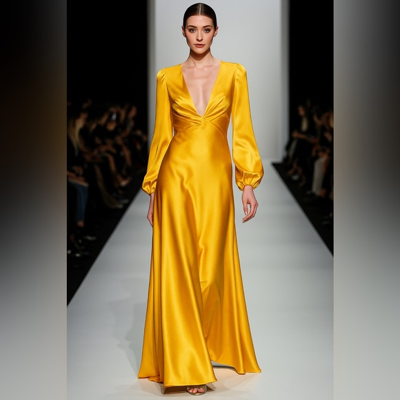 Mac Duggal Dresses & Skirts - Mac Duggal‎ Marigold Maxi in Size 2 $398 NWT